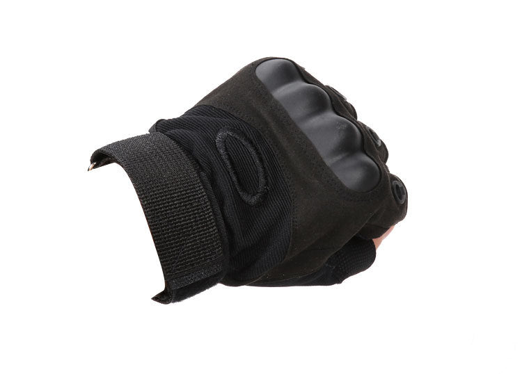 Tactical Fingerless Gloves - Black - AH Tactical 
