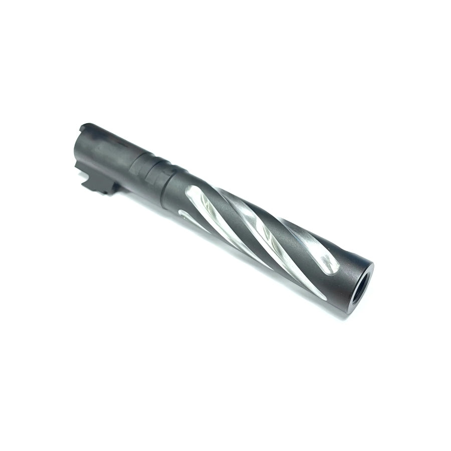 5KU Tornado 5 inch Stainless Steel Outer Barrel with Threads for Hi-CAPA 5.1