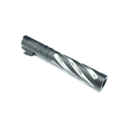 5KU Tornado 5 inch Stainless Steel Outer Barrel with Threads for Hi-CAPA 5.1